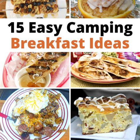 Easy Camping Breakfast Ideas Sunshine Whispers