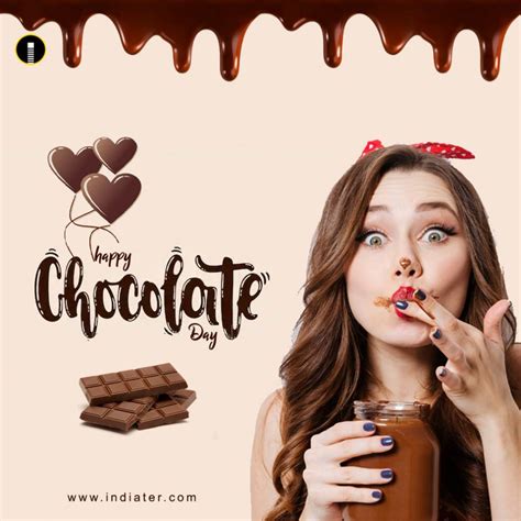 Happy Chocolate Day Design Template Free Download Indiater