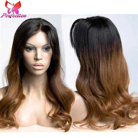 7a Ombre Full Lace Human Hair Wigs Brazilian Ombre Wig 1b30 Two Tone