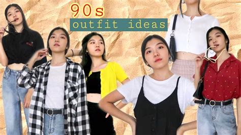 cute and simple ootd gaya era 90an dengan baju seadanya 90s inspired outfit ideas youtube