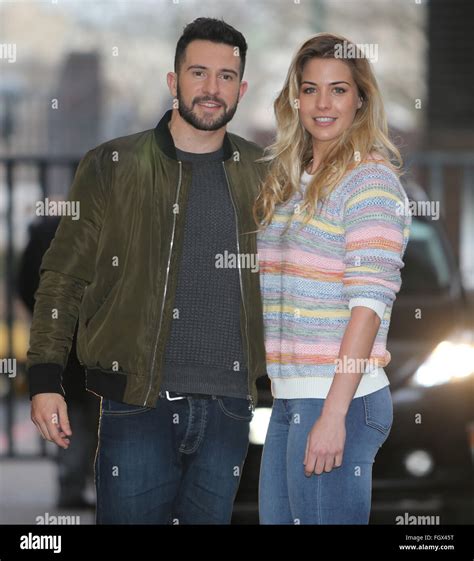 Gemma Atkinson And Michael Parr Outside Itv Studios Featuring Gemma Atkinson Michael Parr