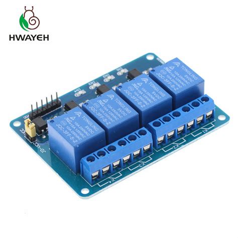 4 Channel Relay Module 4 Channel Relay Control Board With Optocoupler