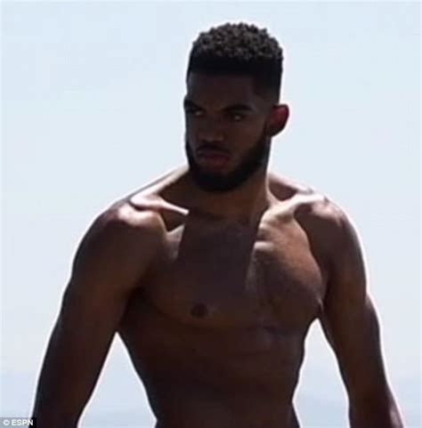 Nba Player Karl Anthony Towns In Espns The Body Issue Daily Mail Online
