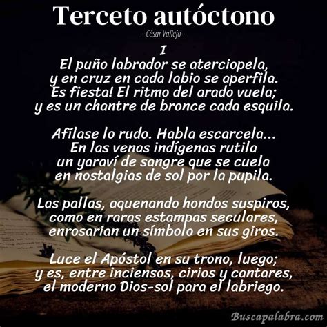 Poema Terceto Autóctono De César Vallejo Análisis Del Poema
