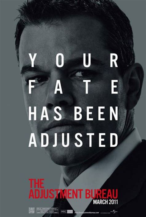 The Adjustment Bureau 2011 Poster 1 Trailer Addict