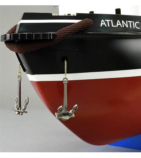 Wooden And Abs Navigable Model Ship Kit Atlantic Tugboat