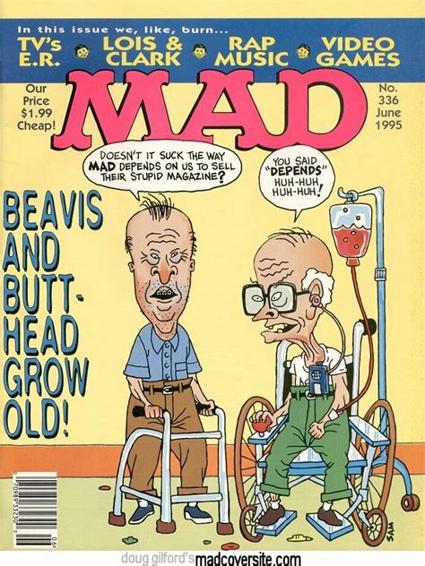 Mad Issue 336 June 1995 Mad Magazine Cover Mad