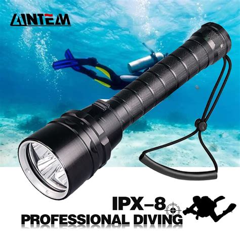 Professional Super Powerful 20000lm Led Scuba Diving Ipx8 Waterproof
