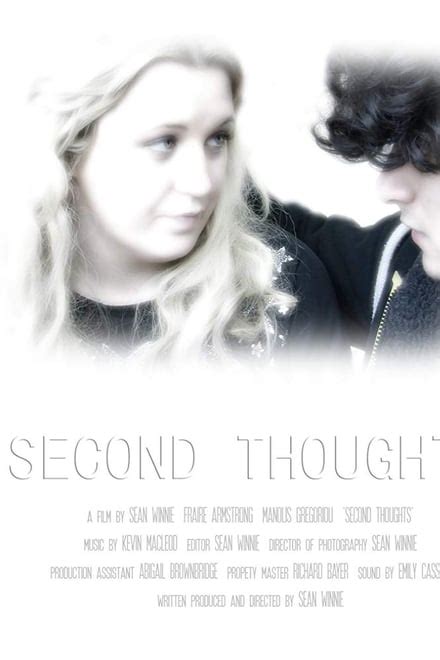 Second Thoughts 2013 Posters — The Movie Database Tmdb