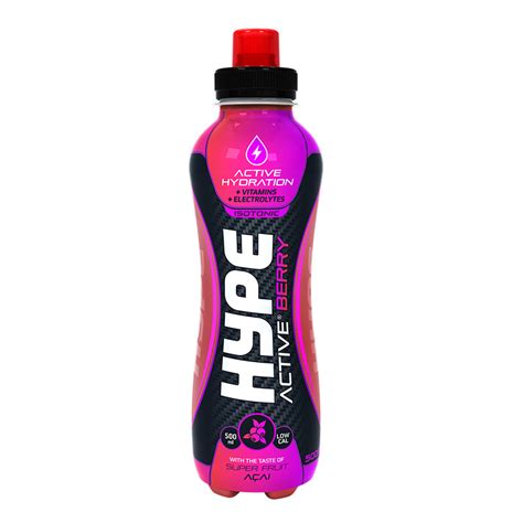 Buy Hype Energy Sport Drink Berry Acai Super Fruit 500mg X 12 Pcs In