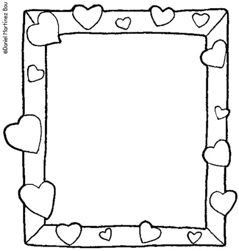 10 Best Printable Coloring Page Picture Frame Pdf For Free At