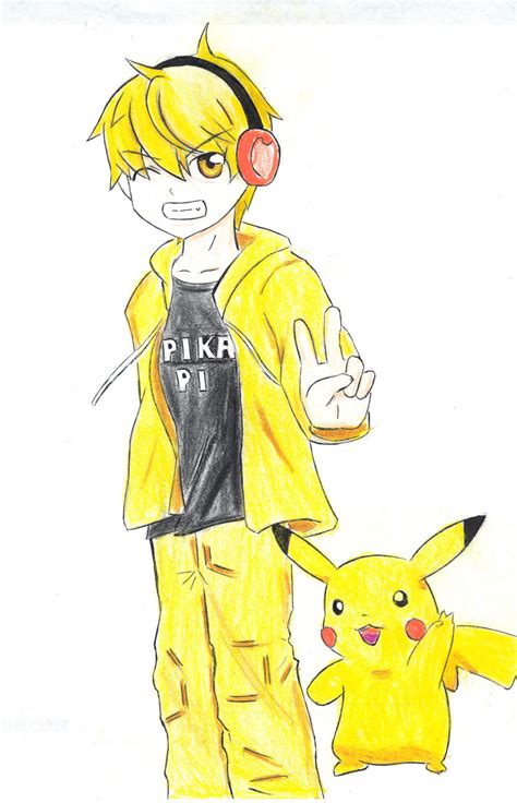 Pikachu Anime Boy By Megamasterandrew On Deviantart