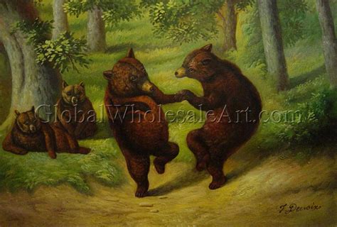 Dancing Bears Painting At Explore Collection Of