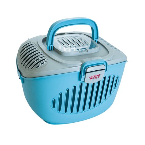 Buy Living World Paws 2 Go Small Pet Carrier Blue And Grey Online