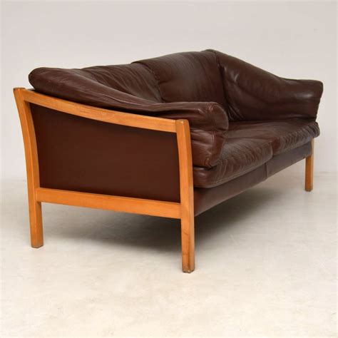 1960s Danish Vintage Leather Sofa Retrospective Interiors Retro Furniture Vintage Mid