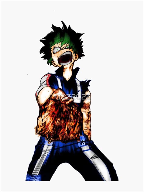 Broken Hand Deku Sticker By Ggz2022 Redbubble