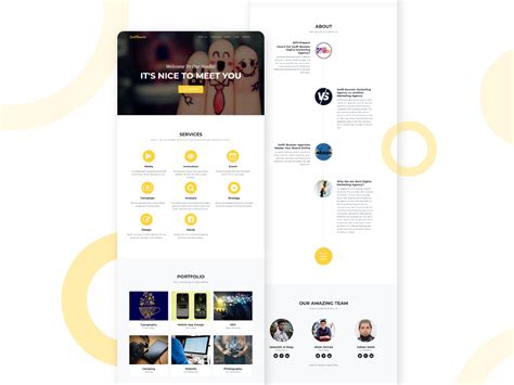 Digital Agency Website Uiux Design On Behance