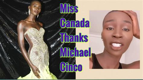 Miss Canada Nova Stevens Thanks And Expresses Her Gratitude To Michael Cinco Amidst The