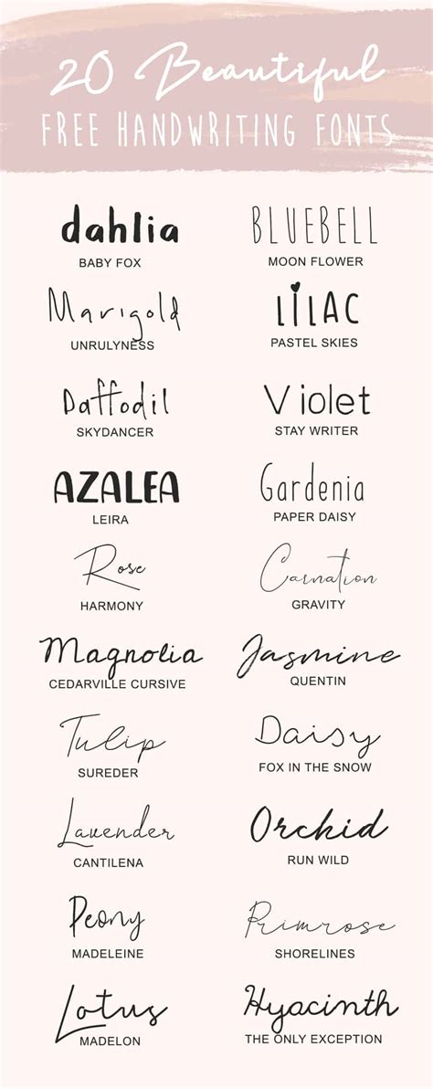 100 Best Free Handwriting Fonts For Designers 2023 Riset