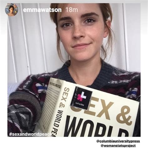 Emma Watson Chooses Sex And World Peace As Her Book Selection For