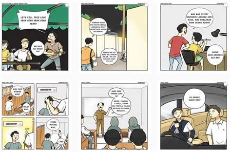 30 Contoh Komik Strip 4 Panel Terpopuler Di Indonesia Kosngosan