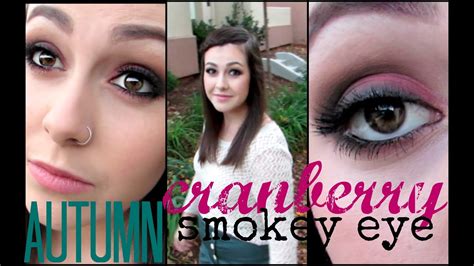 Autumn Cranberry Smokey Eyes Youtube