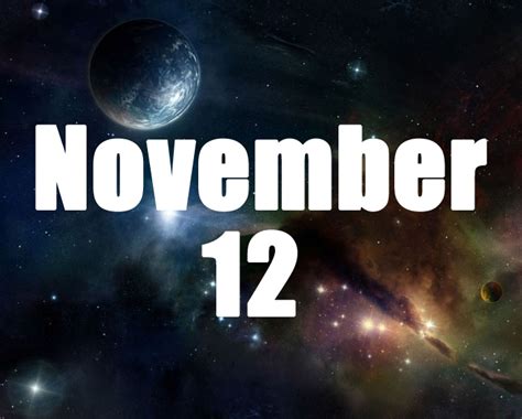November 12 Birthday Horoscope Zodiac Sign For November 12th