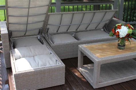 In this post you can see below the same ideas of your how to make pallet sofa cushions diy. Built In Storage | Sectional patio furniture, Patio lounge ...
