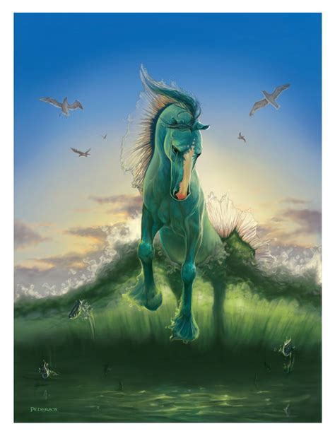 Water Horse Magical Horses Fantasy Art Mythical Creatures
