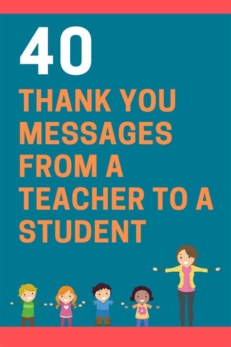 40 Thank You Messages From A Teacher To A Student 2022