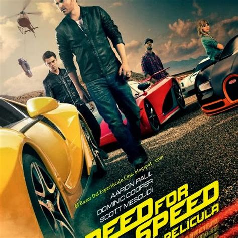 → Need For Speed Poster Latino Argentina Fecha De Estreno Afiche