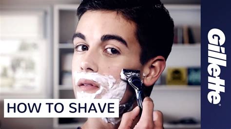 How To Shave Shaving Tips For Men Gillette Youtube