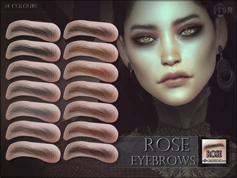 Remussirion Rose Eyebrows Ts4 Download Hq Emily Cc Finds