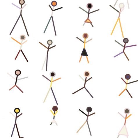 Color Stick People Free Stock Photo Public Domain Pictures