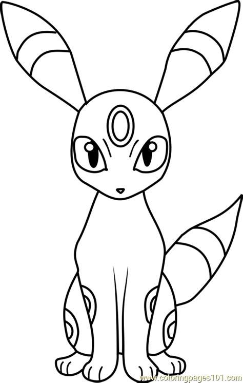 smalltalkwitht: 13+ Pokemon Coloring Pages Umbreon PNG