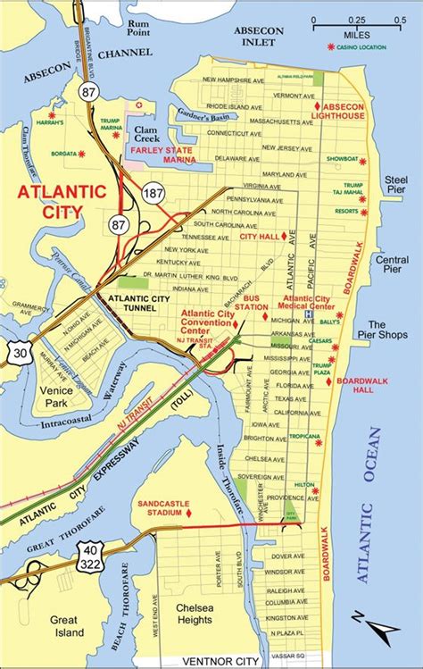 Large Atlantic City Maps For Free Download And Print High Resolution And Detailed Maps