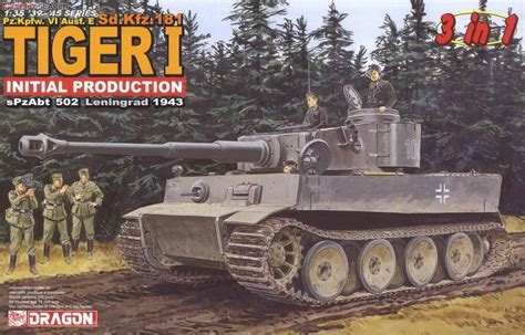 DRAGON 6252 1 35 Scale Pz Kpfw VI Ausf E Sd Kfz 181 Tiger I Initial