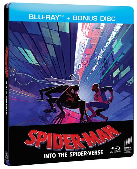 Spider Man Into The Spider Verse Limited Steelbook Blu Ray Film Cdon Com