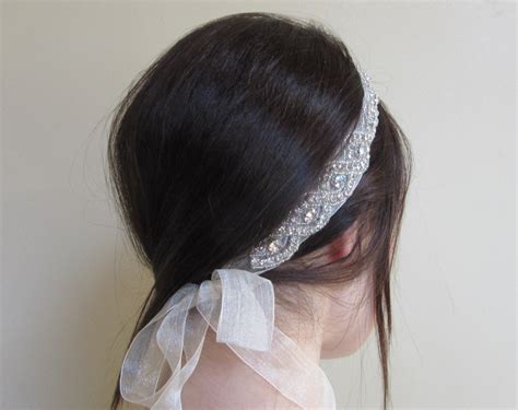 Sparkling Rhinestone Bridal Headband Wedding Hairband Beaded Etsy