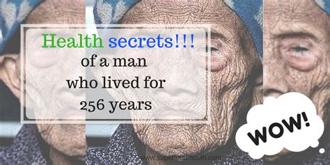 256 Year Old Man Li Ching Yuen Diet And Lifestyle Secrets