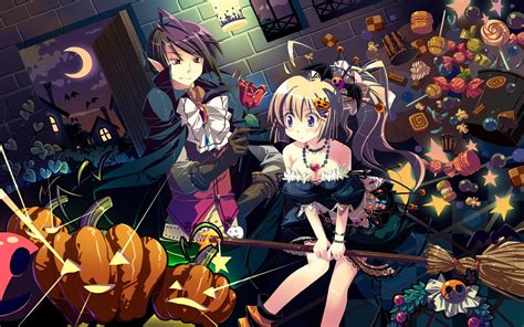 Anime Halloween Characters Wallpapers Wallpaper Cave