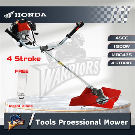 Honda Grass Trimmer 4 Stroke Brush Cutter Tiller Attachment With Big