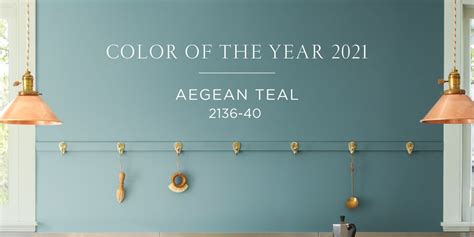Benjamin Moore 2021 Color Of The Year Aegean Teal