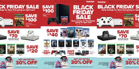 Gamestop Black Friday Preview Ps4 160 Off Xbox One 100 Off Games