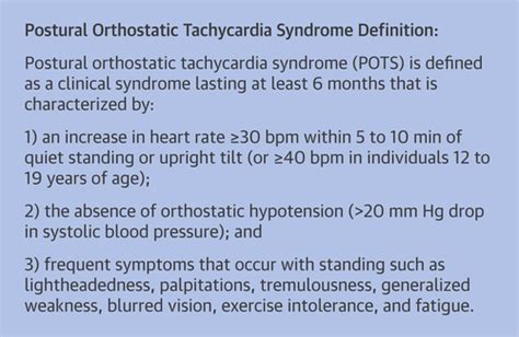 Postural Orthostatic Tachycardia Syndrome Jacc Focus Seminar Journal