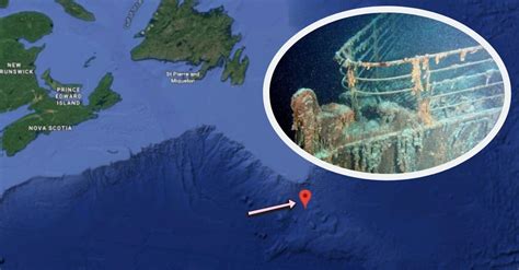 Google Maps Coordinates Detail Exactly Where The Titanic Sank In