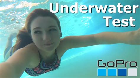 Gopro Hero 7 Black Underwater Test Youtube