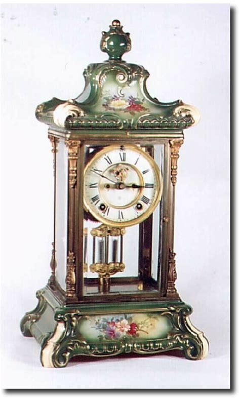 Antique Queen Anne Style Tortoiseshell Mantel Clock Artofit
