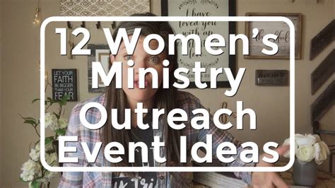 Womens Ministry Outreach Event Ideas YouTube