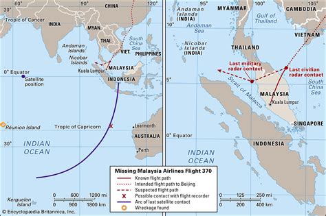 Malaysia Plane Crash Map